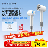 小适（showsee）高速电吹风机/家用风筒/高浓度负离子护发/大风力速干降噪/无刷电机 青春版 AP16-W 女生七夕礼物