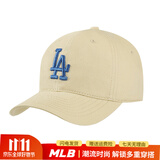 MLB韩国棒球帽洋基队新款大小标NY帽子软顶硬顶LA鸭舌帽CP66/CP77 大标杏色LA（软顶）