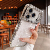 社前适用于iPhone17Air手机壳苹果17Pro/max新款16promax全包保护套15promax轻奢14promax可爱保护套 【贝壳纹】闪钻镜头 苹果17promax