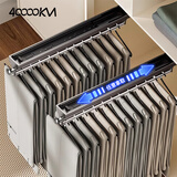 四万公里裤架伸缩滑轨顶装裤抽拉式衣架挂衣杆衣柜内置挂裤子裤挂轨道五金