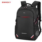SWICKY双肩包背包男商务大容量休闲旅行包书包大学生笔记本电脑包