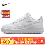 耐克NIKE板鞋女空军一号小白鞋 AIR FORCE 1 运动鞋 HF2016-100白38.5