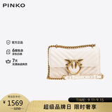 PINKO【品高】女包羊皮绗缝链条单肩斜挎燕子包礼物100074A0GK