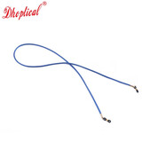 DhopticalPU太阳眼镜链子老花镜挂绳挂脖绳复古时尚户外运动旅行A016 哑光深蓝色