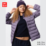 优衣库女装PUFFTECH空气棉服茄克/外套夹克25秋冬新款479751 73 青紫色 XL /165/92A