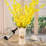 梵莎奇 欧式陶瓷创意花瓶客厅电视柜酒柜装饰品插花水培满天星花瓶摆件 B款