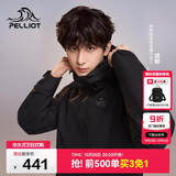 伯希和（Pelliot）【山野经典2.0】户外抓绒三合一冲锋衣男女秋冬外套11340105黑XL