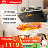 万和（Vanward）【小双翼WZ710·平嵌不碰头】跨界侧吸抽排油烟机24大吸力家用超薄小户型智旋洗以旧换新国家补贴