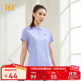 361°短袖女春夏季运动t恤速干衣polo衫跑步健身休闲瑜伽662424130H-6