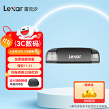 雷克沙（Lexar）tf卡 4K运动相机大疆无人机内存卡gopro手机存储卡MicroSD卡 2合1双接口读卡器【速度205MB/s】 TF卡