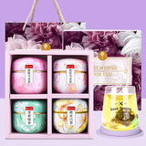 艺佰花茶包茉莉绿茶桂花蜜桃乌龙陈皮60包感恩节礼物伴手礼茶叶礼盒