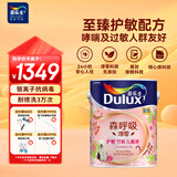 多乐士（Dulux）森呼吸淳零护敏护哮喘竹炭全效防霉抗菌儿童漆乳胶漆A8207白色5L