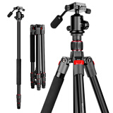 曼比利EP-254L相机三脚架单反摄影摄像手机稳定支架铝合金微单户外旅行轻便携直播自拍照三角架 EP-254【手柄云台款】