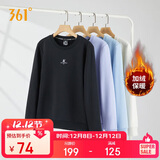 361°卫衣女秋冬季加绒外套运动休闲圆领长袖套头衫上衣662344801D-6