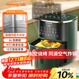 九阳（Joyoung）空气炸锅家用不用翻面 6L大容量免翻面全息触控 金属内腔 无油低脂煎炸蒸烤一体机KL60-VF506