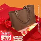 viney牛皮包包女包大容量托特包单肩包手提包生日圣诞礼物送女生女友