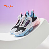 安踏儿童运动鞋女大童蓄力胶囊旋钮扣低帮UFO6.0跑鞋322435583N