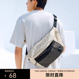 安踏腰包男女通用休闲跑步轻便简约斜挎包多功能工具包单肩运动包 【店长推荐】卡其色-2 均码