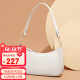 高尔夫（GOLF）单肩包女牛皮女士包包腋下包包女包复古法棍包手提包女圣诞节礼物