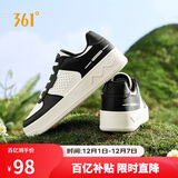 361°运动女鞋秋冬季透气开学厚底增高小白休闲板鞋子女682426611-4
