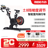 力动（RIDO）动感单车 智能坡度家用单车健身器室内自行车健身车支持zwift顽鹿 CX30（电动正负坡度）