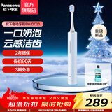 松下（Panasonic）电动牙刷男士女士专用 去渍护龈双效清洁 滑屏解锁可视化电量 情侣电动牙刷 生日礼物送男友送女友 EW-DC20-A  蓝色