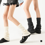JKN羊毛堆堆袜套冬【保暖显瘦】加厚发热腿套y2k日系搭鲨鱼裤雪地靴