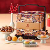 御茶膳房年货糕点心坚果礼盒过年送礼新年礼品春节零食礼包北京特产1445g