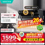 华帝【政府补贴20%】官方抽油烟机小尺寸侧吸式家用脱排吸油烟机23风量大吸力自动清洗一级能效i11170