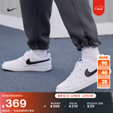 耐克男子透气平底运动鞋冬季板鞋NIKE COURT VISION LOW DH2987 101白色/黑/白色 42