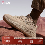 FILA斐乐男鞋男子跑鞋MARS II火星二代复古运动鞋减震男鞋 驼丝锦-DO 40