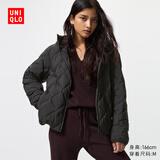 优衣库女装PUFFTECH空气棉服连帽外套/25秋冬新款478571 09 黑色 XL