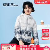 雪中飞童装儿童轻薄羽绒服男童新款中大童女童薄款外套冬 冰山雪地 170