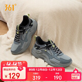 361°运动鞋男澎湃秋冬季革面通勤复古老爹休闲鞋子男672346763F-1