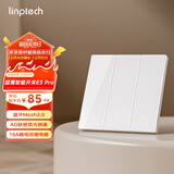 领普科技超薄智能开关E3 Pro AG玻璃蓝牙mesh2.0 已接入米家APP单火三键白