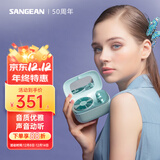 山进（SANGEAN） PANDORA便携式蓝牙音箱低音炮家用小音响收音机复古迷你可爱七夕情人节礼物 蓝色