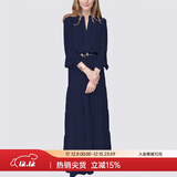 MeetMetro玛依尔法式仙女连衣裙女2025秋新款高端气质纯欲风裙子礼服长裙 藏蓝【现货】 M