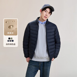 雪中飞秋冬新款男士立领轻薄羽绒服休闲短款鸭绒保暖羽绒服百搭