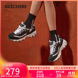 斯凯奇（Skechers）女鞋秋季厚底老爹鞋百搭熊猫鞋软底舒适外穿休闲运动鞋11959