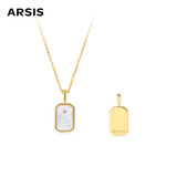 Arsis印记浮雕12星座项链原创设计精致时尚百搭送女友生日礼物  水瓶座