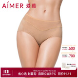 爱慕内裤女经典KiKi裤中腰三角裤轻薄净痕多色AM22100深肤色