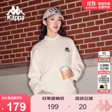 卡帕（Kappa）套头衫情侣男女宽松运动卫衣休闲圆领外套休闲上衣K0CZ2WT93V