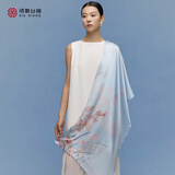 绣娘丝绸真丝丝巾礼盒桑蚕丝女士高档披肩夏季薄款送长辈妈妈母亲生日礼物