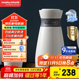 摩飞电器（Morphyrichards）电水壶电热水壶 0.5L旅行便携式烧水壶316不锈钢随行冲奶泡茶办公室养生保温杯电热水杯MR6080