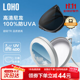 LOHO折叠墨镜女2025高级感太阳镜男偏光开车防晒防紫外线超轻gm眼镜