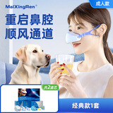霾星人鼻用空气过滤器防花粉过敏性鼻炎口罩神器猪鼻子鼻罩 经典款（成人）