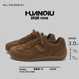 环球小众棕色德训鞋男款2026新款春季百搭运动鞋子男鞋内增高休闲板鞋