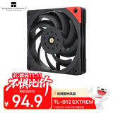 Thermalright(利民) TL-B12 EXTREM 12CM 工业级风压扇3150转速PWM 双滚珠轴承 三次元动平衡