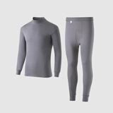 海之宁秋衣秋裤男套装高领纯棉加厚款保暖内衣男士棉毛衫宽松衬衣衬裤