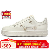 耐克NIKE板鞋女空军一号 AIR FORCE 1运动鞋FV3654-111帆白39